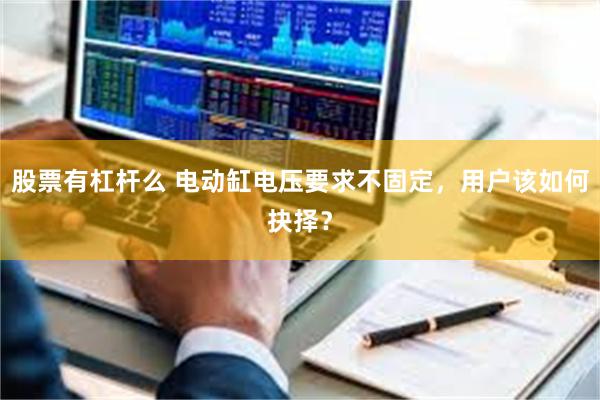 股票有杠杆么 电动缸电压要求不固定，用户该如何抉择？