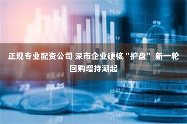 正规专业配资公司 深市企业硬核“护盘” 新一轮回购增持潮起
